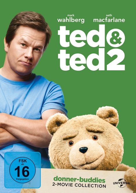 Ted 1 &amp; 2, 2 DVDs