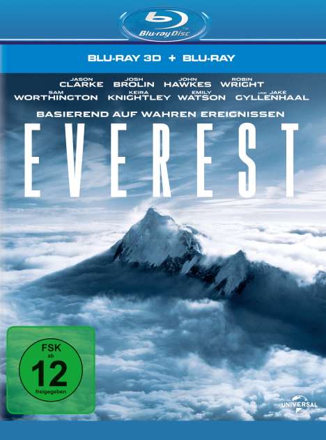 Everest (3D &amp; 2D Blu-ray), 2 Blu-ray Discs