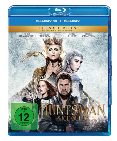 The Huntsman &amp; The Ice Queen (3D &amp; 2D Blu-ray), Blu-ray Disc