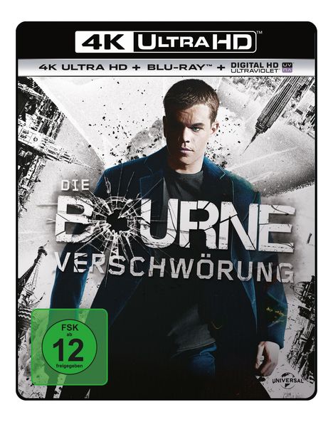 Die Bourne Verschwörung (Ultra HD Blu-ray &amp; Blu-ray), 1 Ultra HD Blu-ray und 1 Blu-ray Disc
