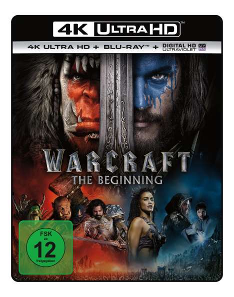Warcraft: The Beginning (Ultra HD Blu-ray &amp; Blu-ray), 1 Ultra HD Blu-ray und 1 Blu-ray Disc