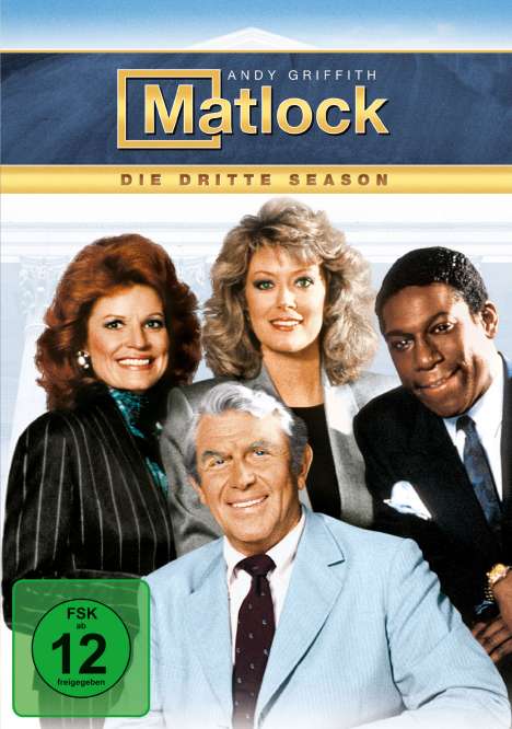 Matlock Season 3, 5 DVDs