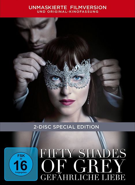 Fifty Shades of Grey 2 - Gefährliche Liebe (Limited Edition) (Digibook), 2 DVDs