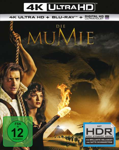 Die Mumie (1999) (Ultra HD Blu-ray &amp; Blu-ray), 1 Ultra HD Blu-ray und 1 Blu-ray Disc