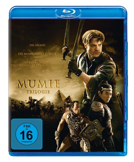 Die Mumie Trilogie (Blu-ray), 3 Blu-ray Discs