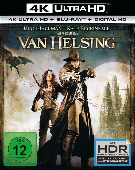 Van Helsing (Ultra HD Blu-ray &amp; Blu-ray), 1 Ultra HD Blu-ray und 1 Blu-ray Disc