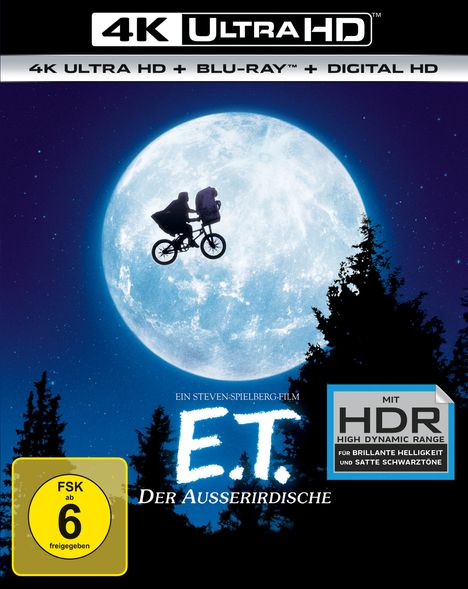 E.T. - Der Außerirdische (Ultra HD Blu-ray &amp; Blu-ray), 1 Ultra HD Blu-ray und 1 Blu-ray Disc