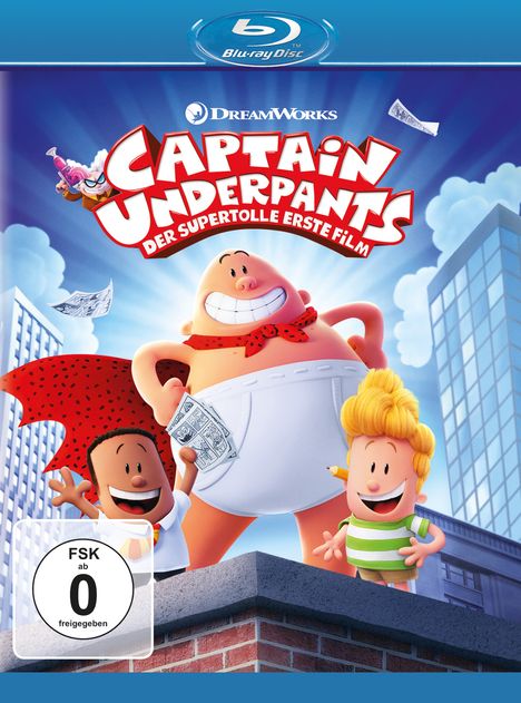Captain Underpants - Der supertolle erste Film (Blu-ray), Blu-ray Disc