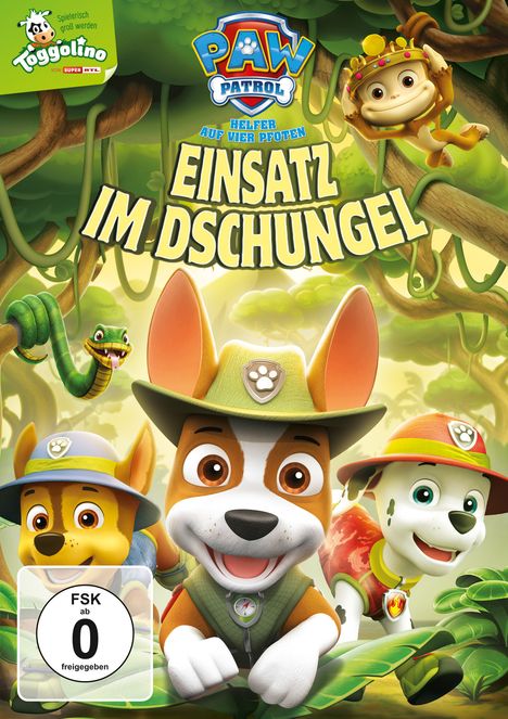 Paw Patrol: Einsatz im Dschungel, DVD