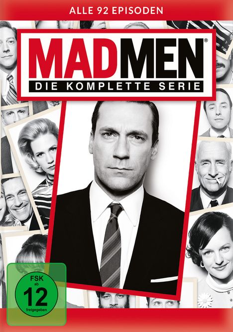 Mad Men (Komplette Serie), 30 DVDs