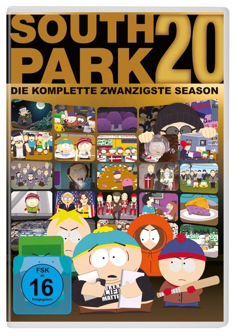 South Park Season 20, 2 DVDs