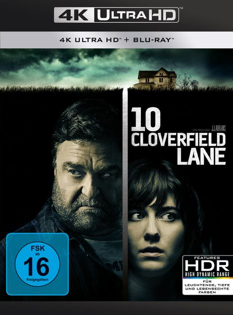 10 Cloverfield Lane (Ultra HD Blu-ray &amp; Blu-ray), 1 Ultra HD Blu-ray und 1 Blu-ray Disc