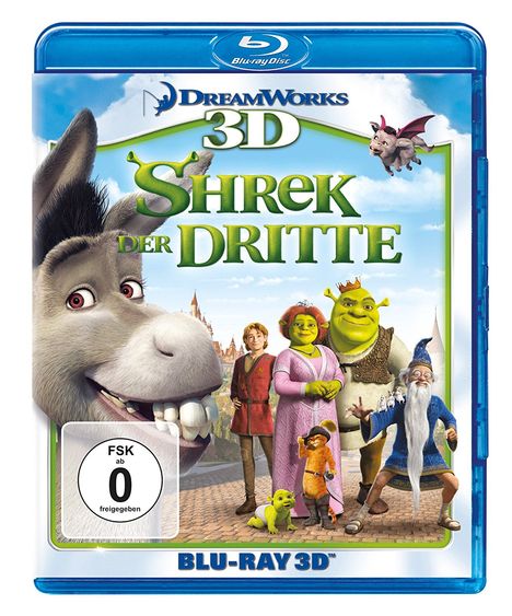 Shrek 3: Shrek der Dritte (3D Blu-ray), Blu-ray Disc