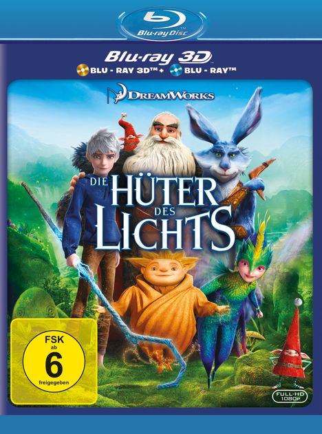 Die Hüter des Lichts (3D &amp; 2D Blu-ray), 2 Blu-ray Discs