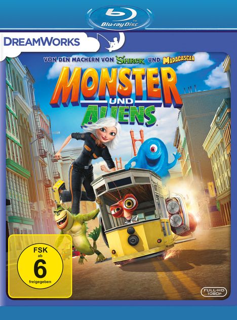 Monster und Aliens (Blu-ray), Blu-ray Disc