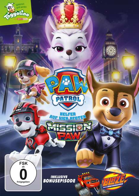 Paw Patrol: Mission Paw, DVD