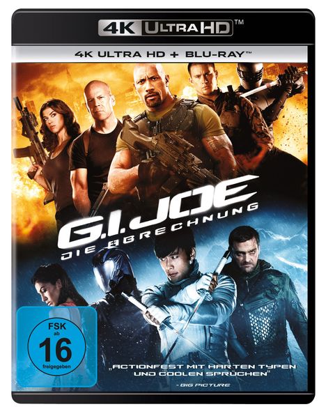 G.I. Joe - Die Abrechnung (Ultra HD Blu-ray &amp; Blu-ray), 1 Ultra HD Blu-ray und 1 Blu-ray Disc
