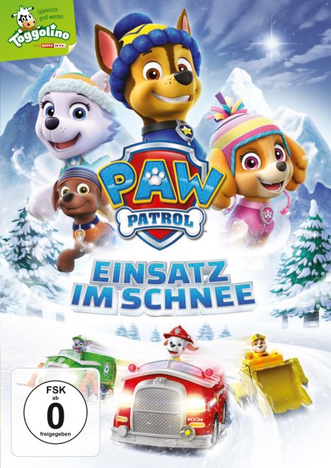 Paw Patrol: Einsatz im Schnee, DVD