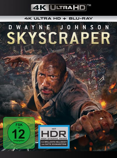 Skyscraper (Ultra HD Blu-ray &amp; Blu-ray), 1 Ultra HD Blu-ray und 1 Blu-ray Disc
