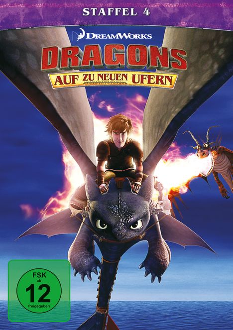 Dragons - Auf zu neuen Ufern Staffel 4, 4 DVDs