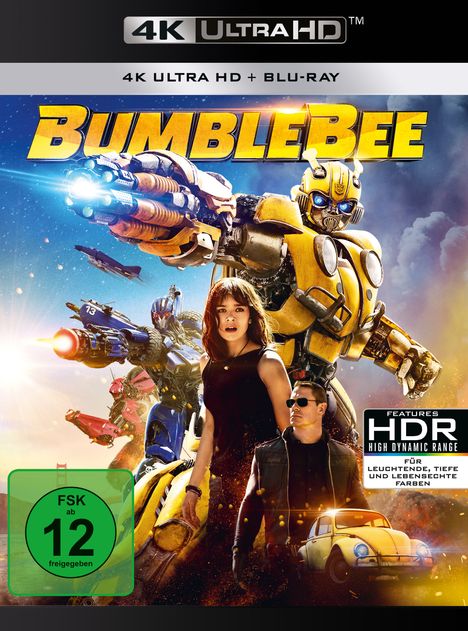 Bumblebee (Ultra HD Blu-ray &amp; Blu-ray), 1 Ultra HD Blu-ray und 1 Blu-ray Disc