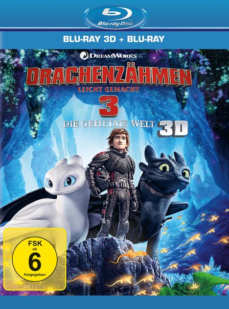 Drachenzähmen leicht gemacht 3 - Die geheime Welt (3D &amp; 2D Blu-ray), 2 Blu-ray Discs