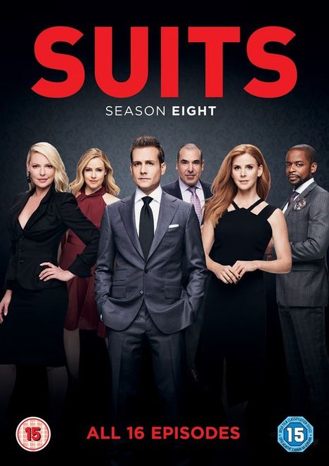 Suits Season 8 (UK-Import), 4 DVDs