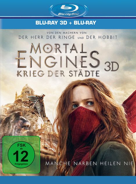 Mortal Engines: Krieg der Städte (3D &amp; 2D Blu-ray), 2 Blu-ray Discs