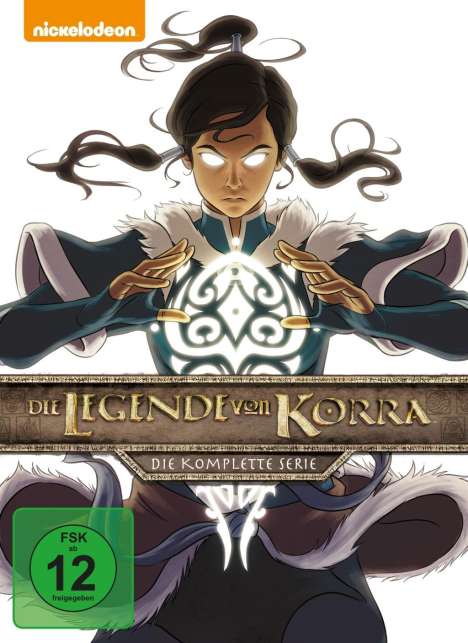 Die Legende von Korra (Komplettbox), 8 DVDs