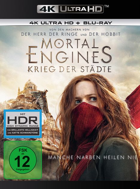 Mortal Engines: Krieg der Städte (Ultra HD Blu-ray &amp; Blu-ray), 1 Ultra HD Blu-ray und 1 Blu-ray Disc