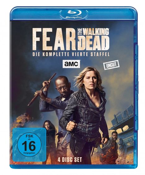 Fear the Walking Dead Staffel 4 (Blu-ray), 4 Blu-ray Discs