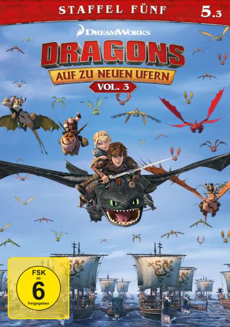 Dragons - Auf zu neuen Ufern Staffel 5 Vol. 3, DVD
