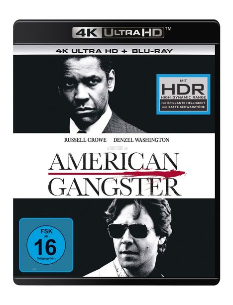 American Gangster (Ultra HD Blu-ray &amp; Blu-ray), 1 Ultra HD Blu-ray und 1 Blu-ray Disc
