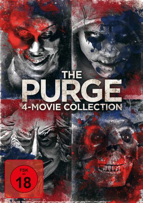 The Purge 1-4, 4 DVDs