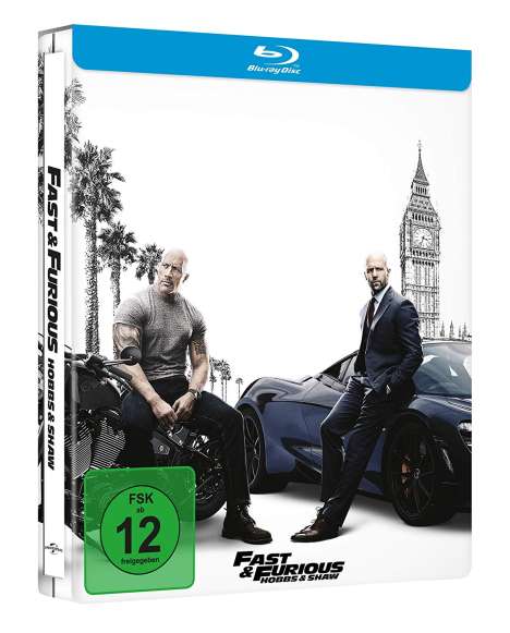 Fast &amp; Furious: Hobbs &amp; Shaw (Blu-ray im Steelbook), Blu-ray Disc