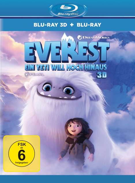 Everest - Ein Yeti will hoch hinaus (3D &amp; 2D Blu-ray), 2 Blu-ray Discs
