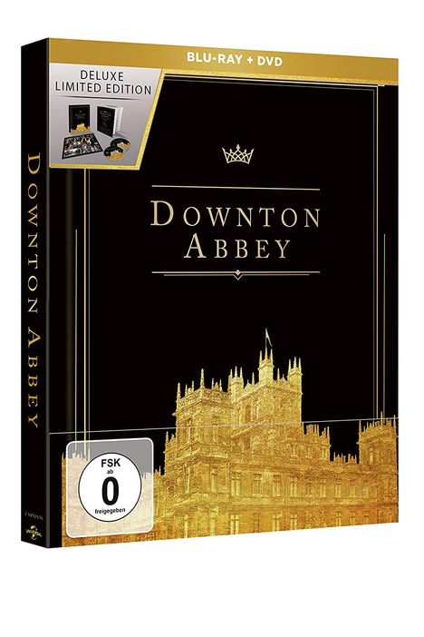 Downton Abbey - Der Film (Deluxe Limited Editon) (Blu-ray &amp; DVD), 1 Blu-ray Disc und 1 DVD