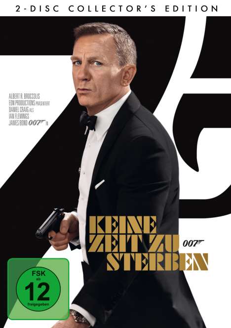 James Bond: Keine Zeit zu sterben, 2 DVDs