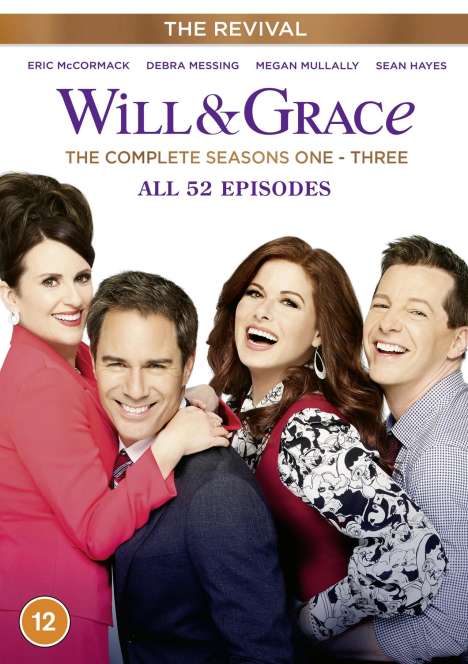 Will &amp; Grace (The Revival) Season 1-3 (UK Import), 6 DVDs