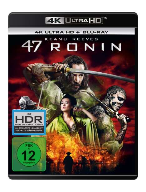 47 Ronin (Ultra HD Blu-ray &amp; Blu-ray), 1 Ultra HD Blu-ray und 1 Blu-ray Disc