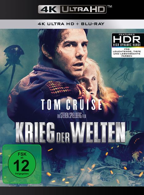 Krieg der Welten (Ultra HD Blu-ray &amp; Blu-ray), 1 Ultra HD Blu-ray und 1 Blu-ray Disc