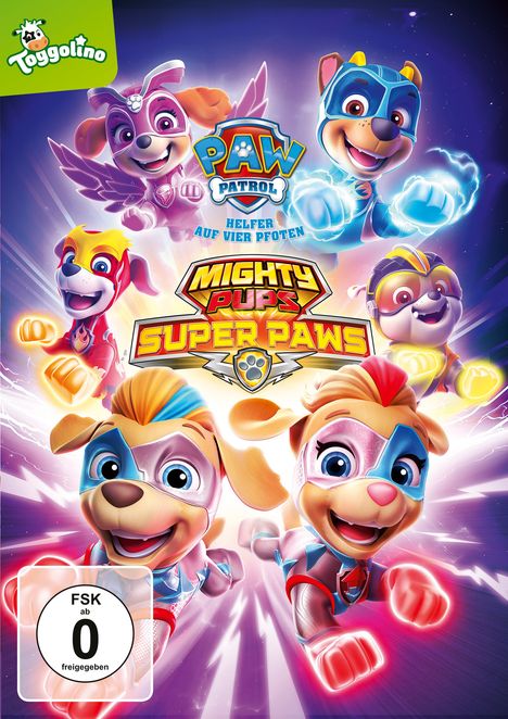 Paw Patrol: Mighty Pups Super Paws, DVD