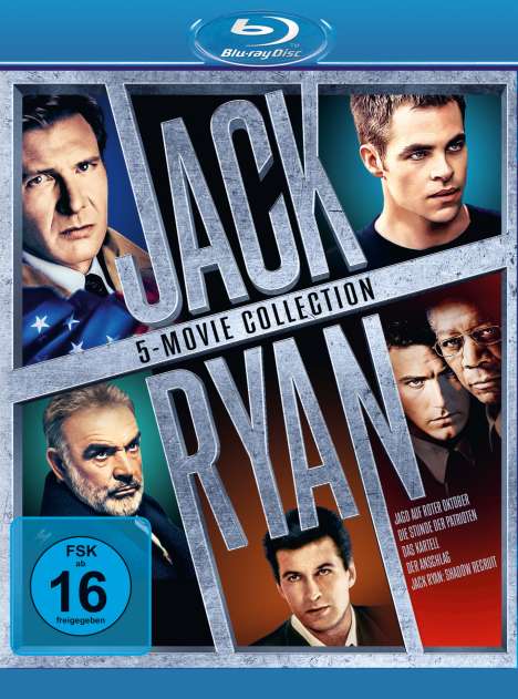 Jack Ryan - 5-Film Collection (Blu-ray), 5 Blu-ray Discs