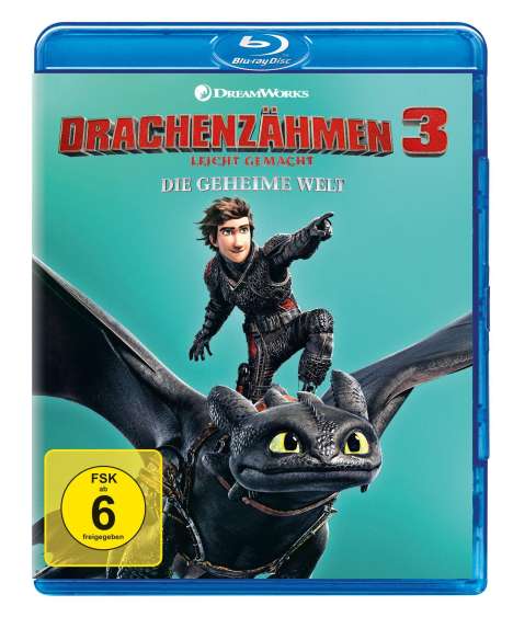 Drachenzähmen leicht gemacht 3 - Die geheime Welt (Blu-ray), Blu-ray Disc