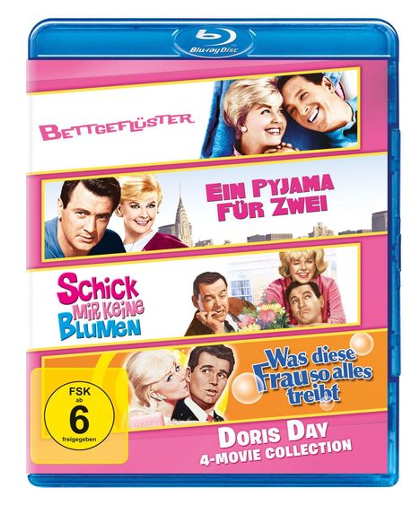 Doris Day Collection (Blu-ray), 4 Blu-ray Discs