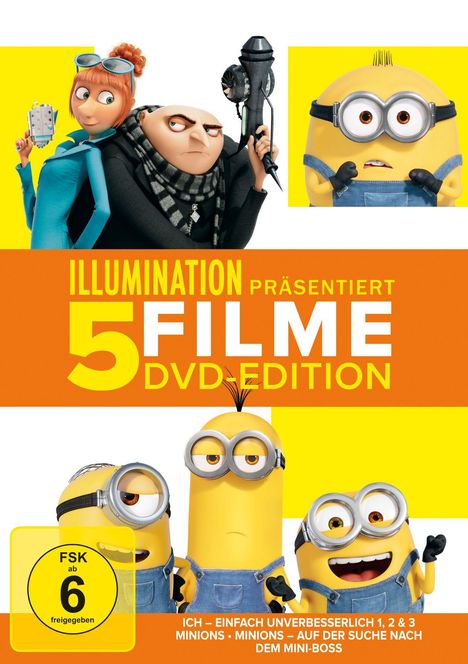 Illumination (5 Filme DVD-Edition), 5 DVDs