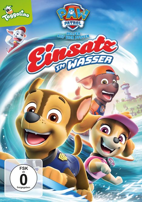 Paw Patrol: Einsatz im Wasser, DVD