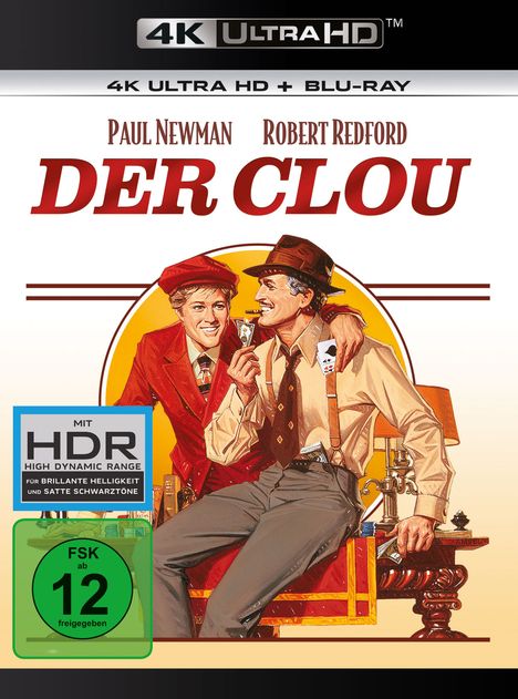 Der Clou (Ultra HD Blu-ray &amp; Blu-ray), 1 Ultra HD Blu-ray und 1 Blu-ray Disc