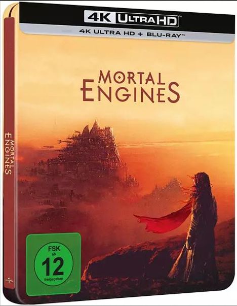 Mortal Engines: Krieg der Städte (Ultra HD Blu-ray &amp; Blu-ray im Steelbook), 1 Ultra HD Blu-ray und 1 Blu-ray Disc