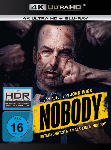 Nobody (Ultra HD Blu-ray &amp; Blu-ray), 1 Ultra HD Blu-ray und 1 Blu-ray Disc